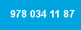 978 034 11 87 978 034 11 87